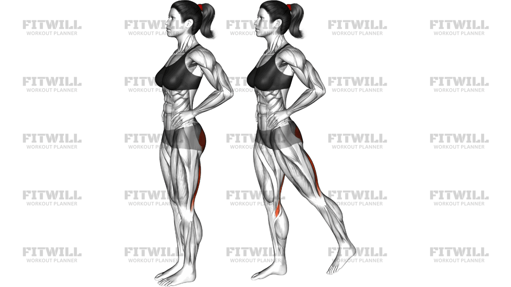 Standing Alternate Glute Kickback