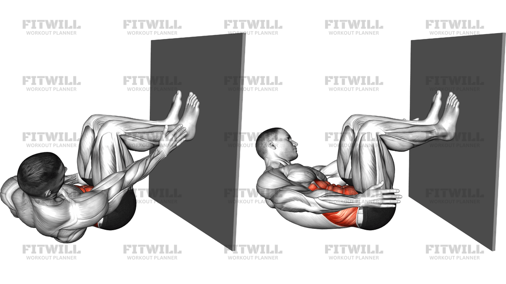 90 Degree Heel Touch Against Wall