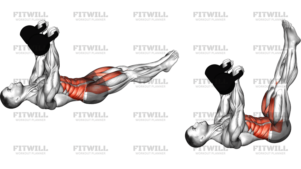 Kettlebell Leg Raise