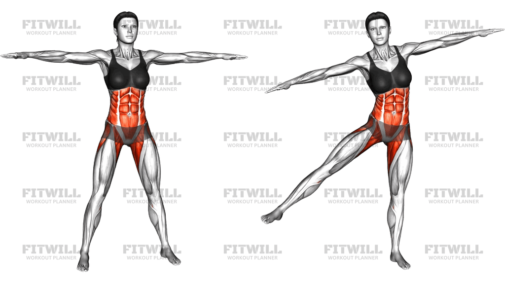 Side Bend Side Leg Lift
