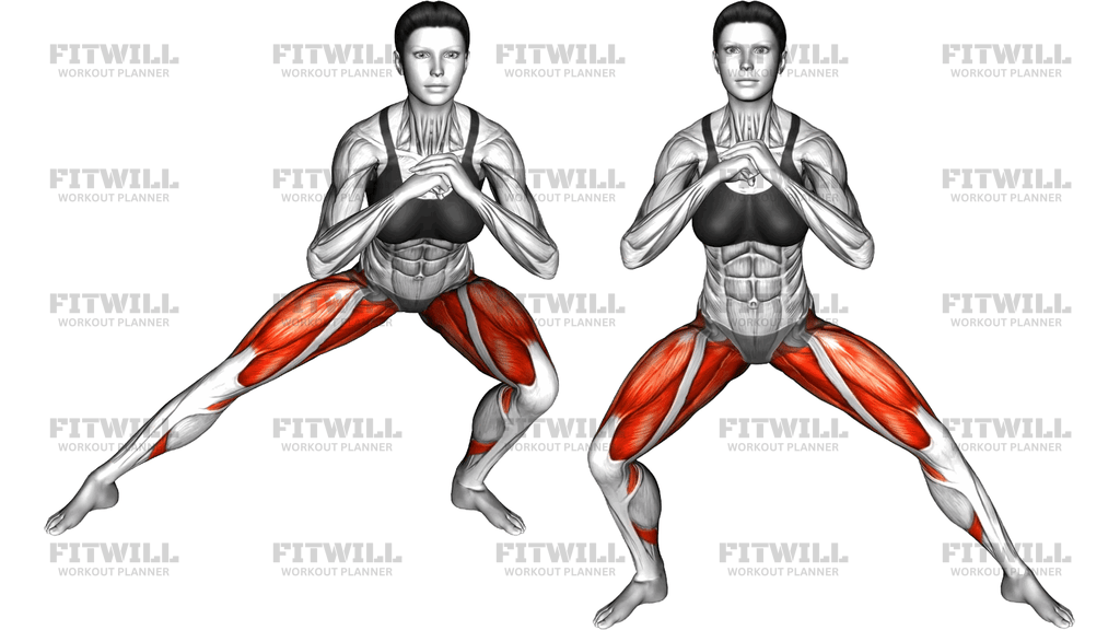 Half Squat Side Lunge