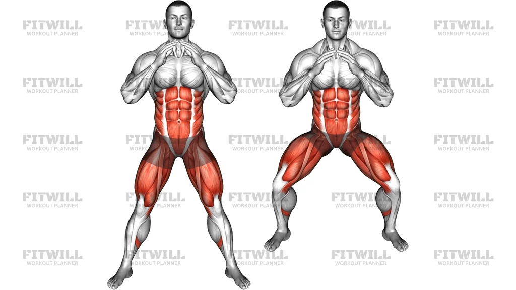 Squat And Double Knee To Elbow