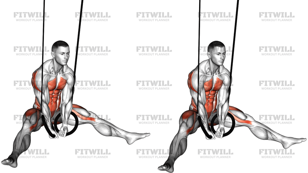 Ring Straddle L Sit