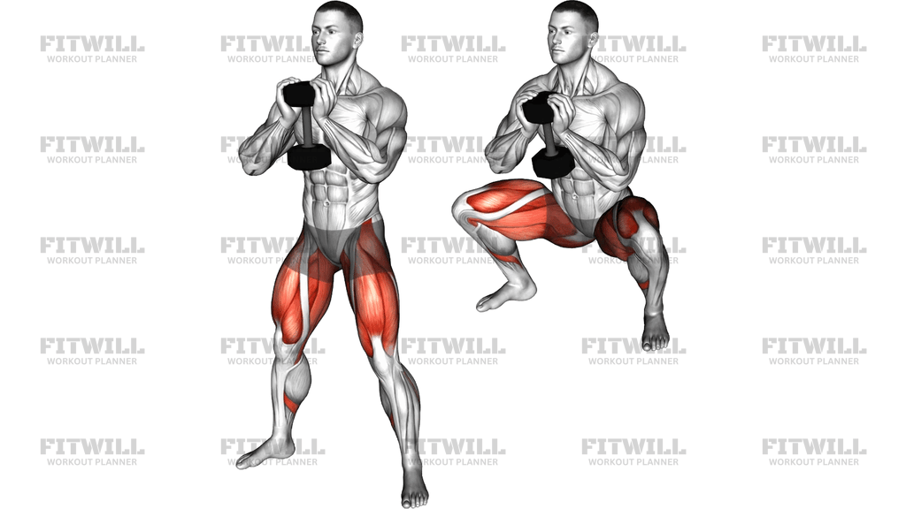 Dambıllı Goblet Sumo Squat