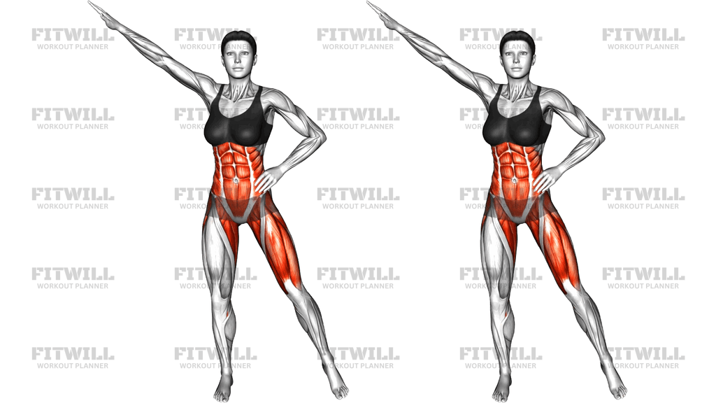Standing Scissors Crunch