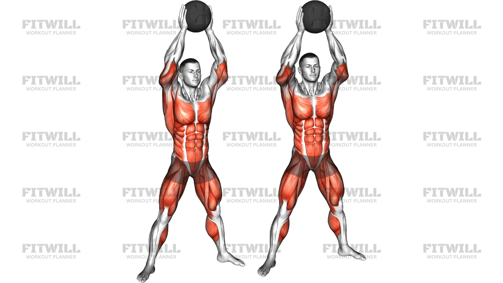 Medicine Ball Twist Turn Slam