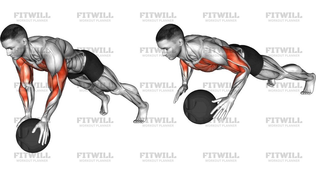 Medicine Ball Plyo Push Up