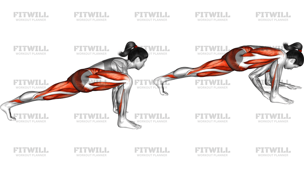 Flying Lizard Yoga Pose Utthan Pristhasana