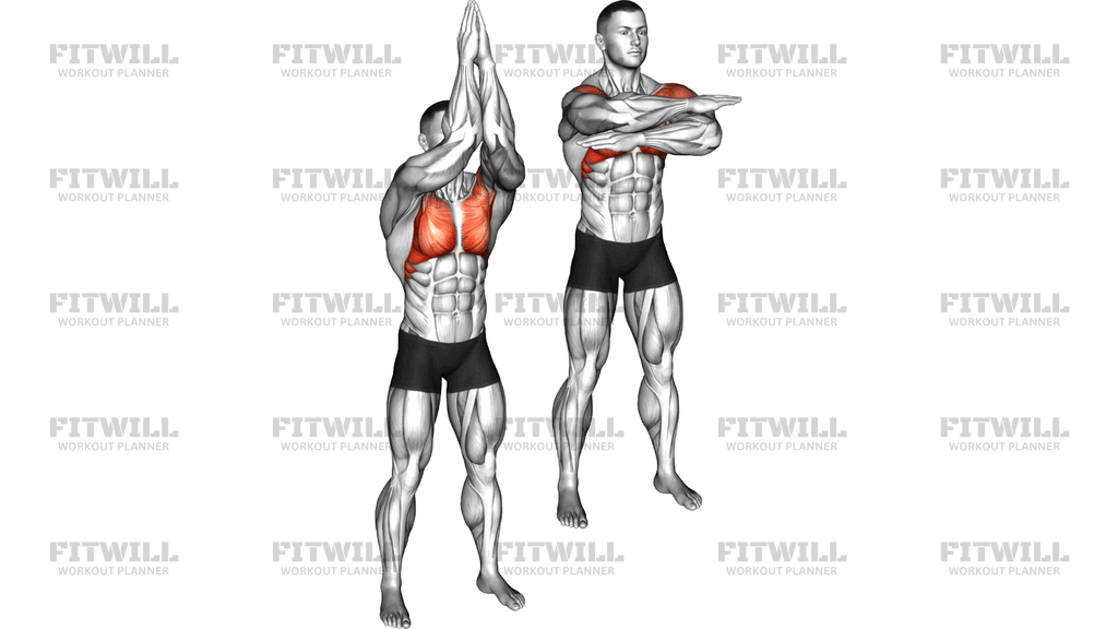 Criss Cross Arms Prayer Push