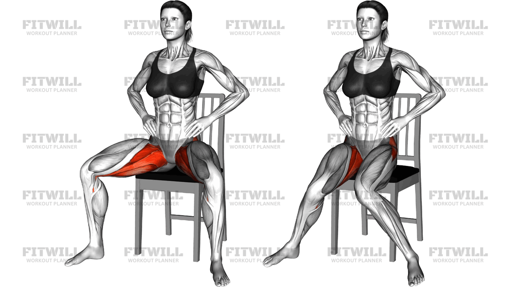 Knees In And Out On A Chair