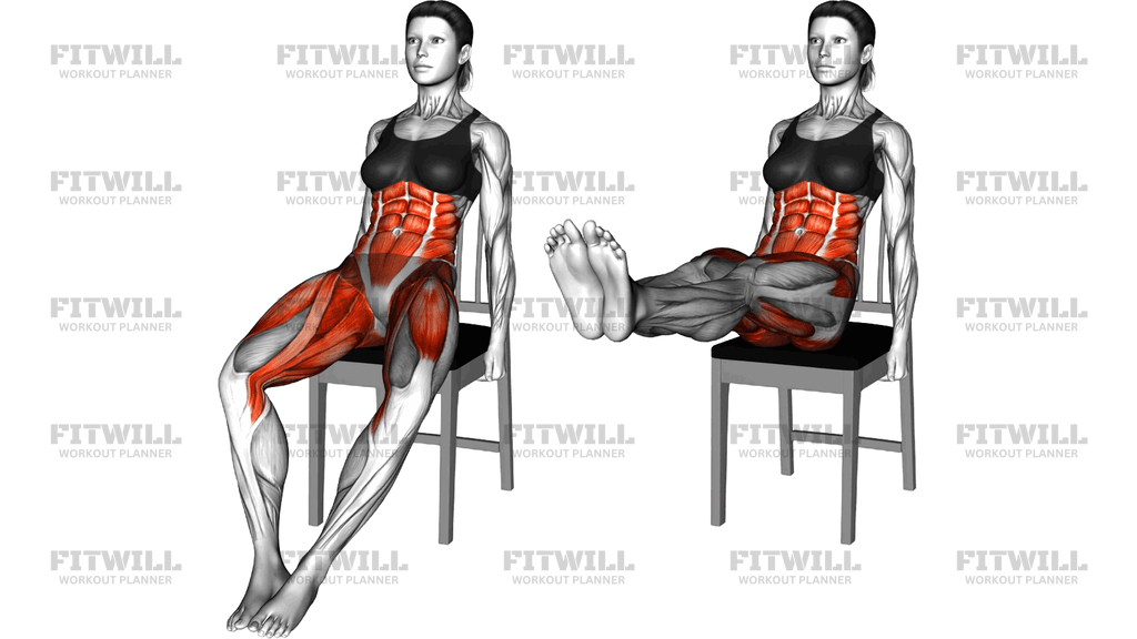 Glued Heels Leg Extension On A Chair