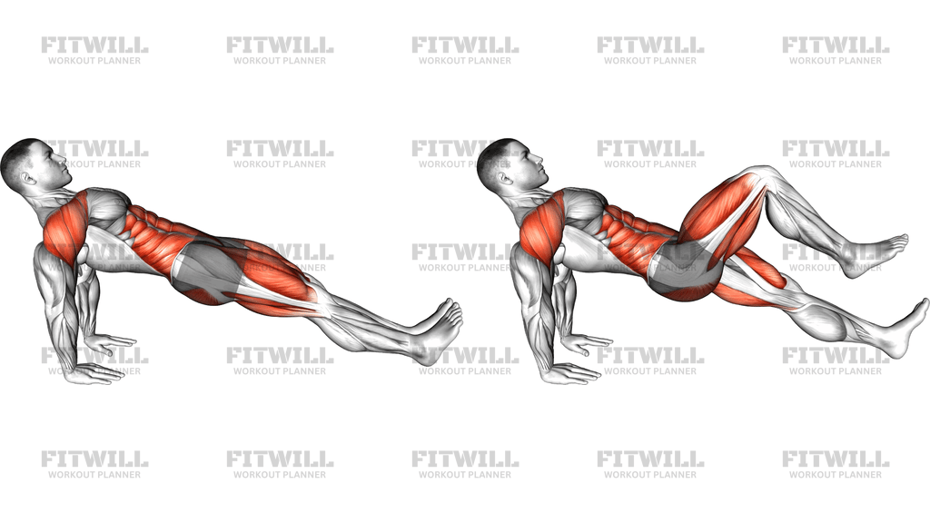 Reverse Plank March