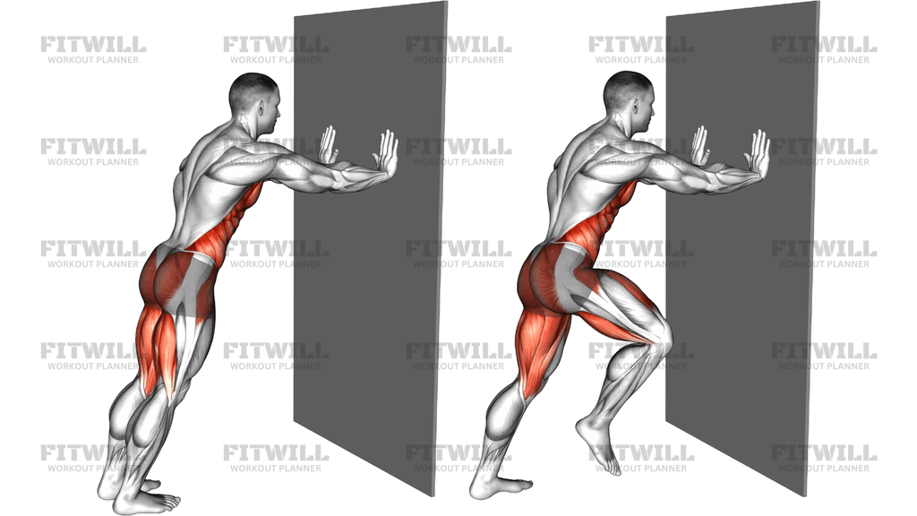 Side Crunch Against Wall