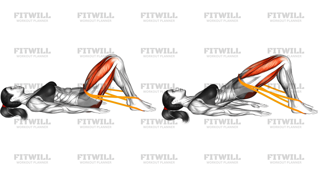Resistance Band Hip Thrust (Version 2)
