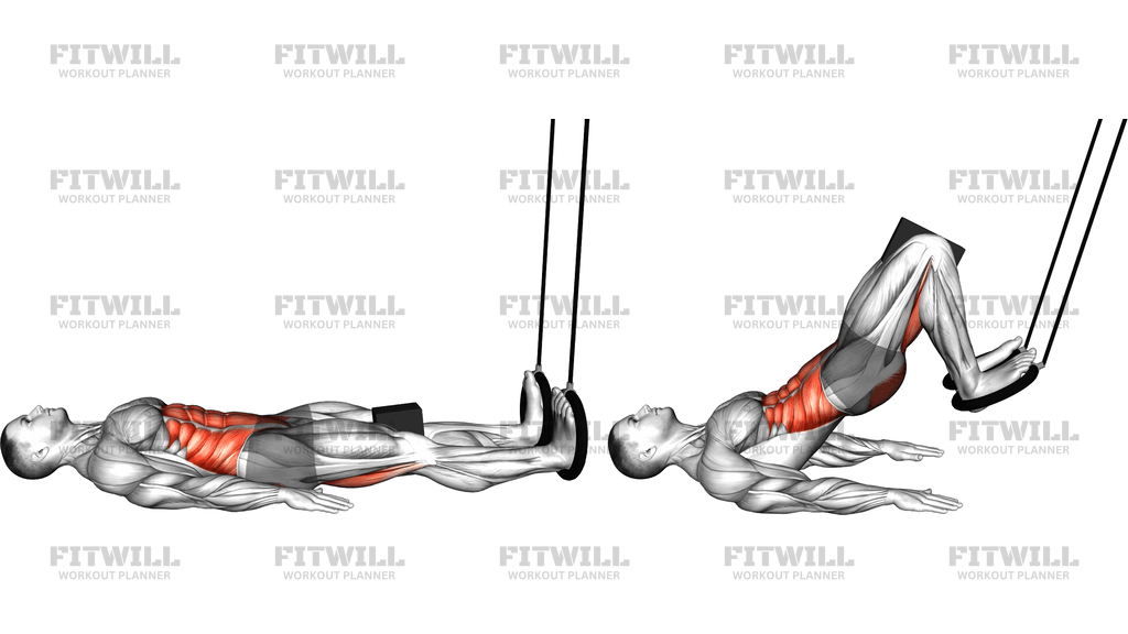 Leg Curl Ring Dengan Yoga Block