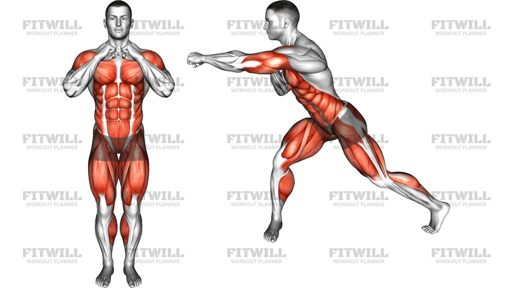 Side Step Diagonal Punches