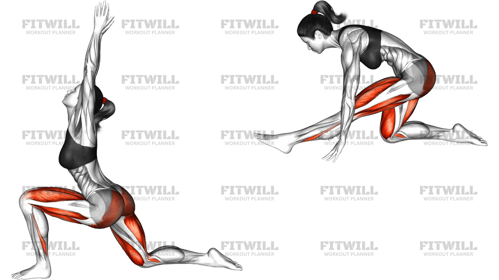Low Lunge To Hamstring Stretch