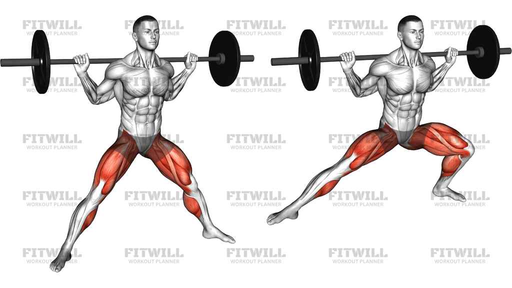 Barbell Cossack Squat