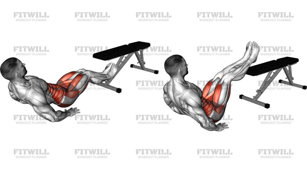Seated Legs Circle Over Bench