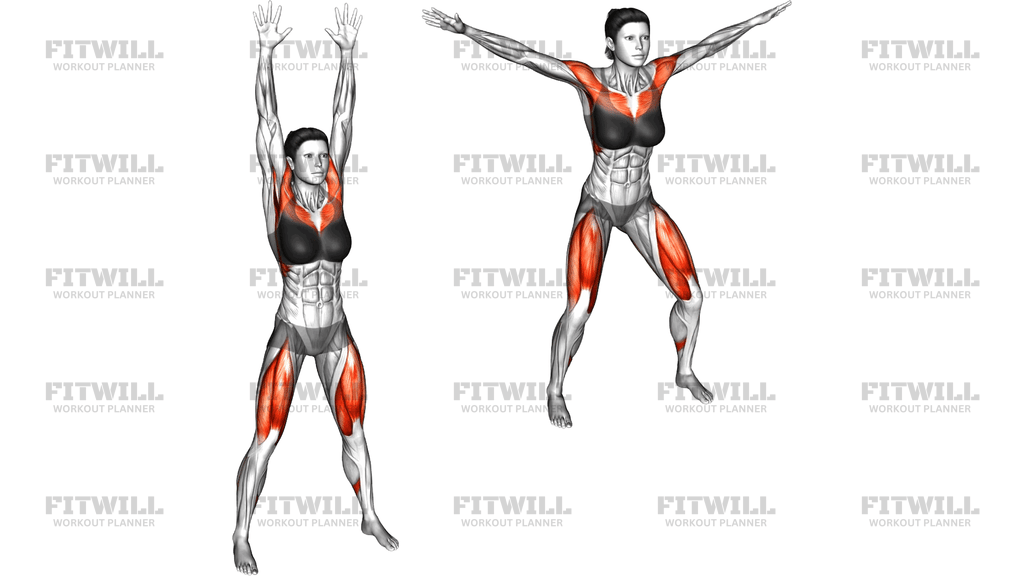 Slight Squat Back Shoulder Rotation