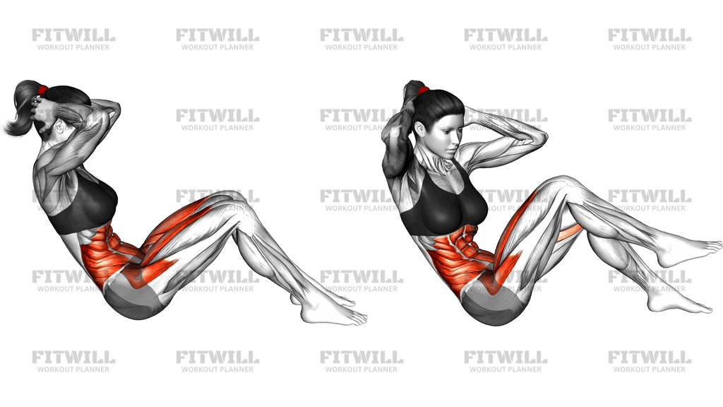 Seated Turn And Crunch