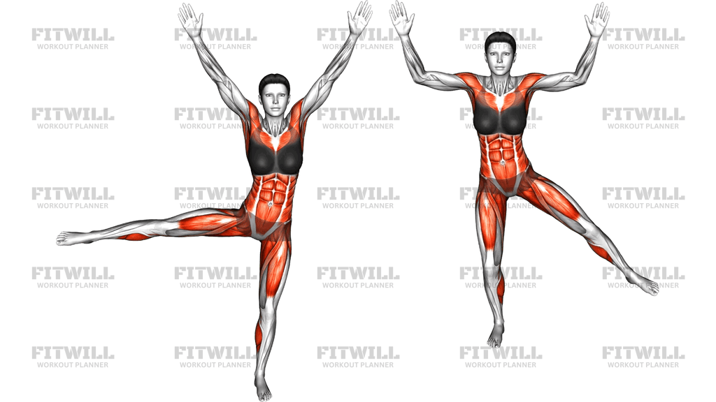 Star Reach Side Leg Lift