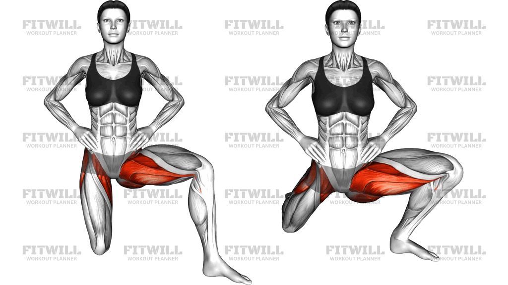 Kneeling Adductors Side Stretch