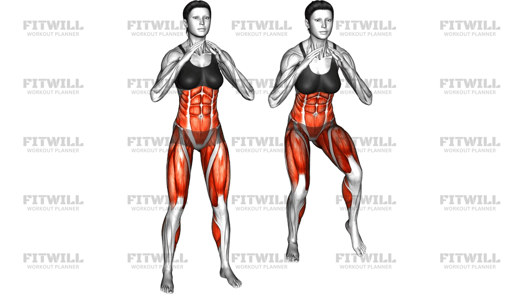 Squat Front Kick