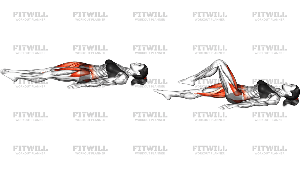 Lying Alternate Bent Leg Circle