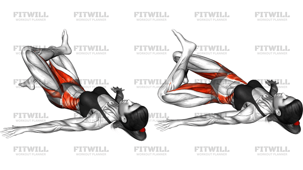 Lying Crossed Legs Twist