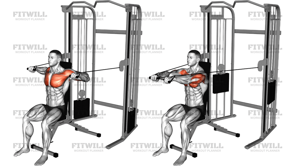 Cable Seated Chest Press