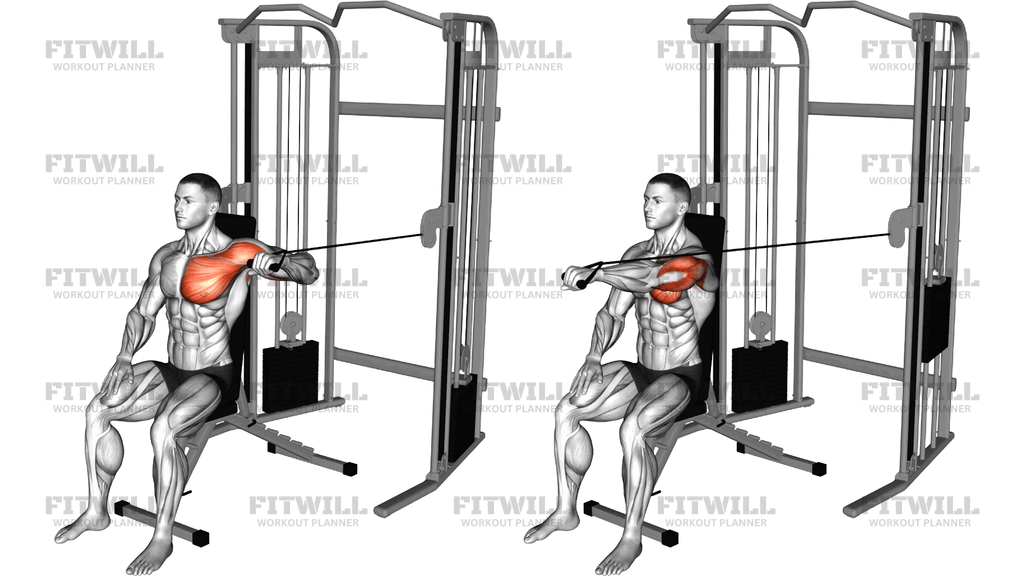 Cable Seated Single Arm Chest Press