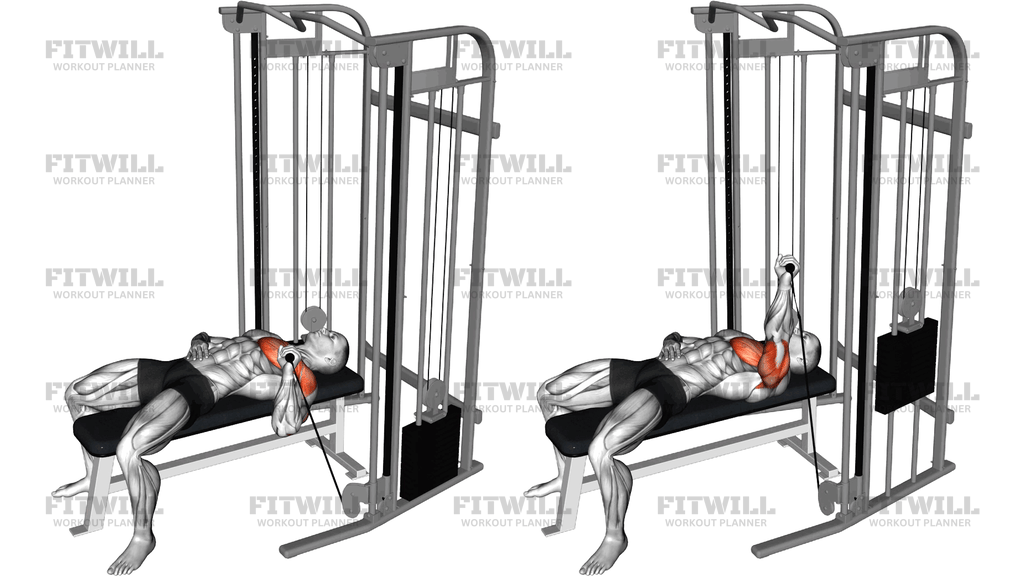 Cable Single Arm Bench Press