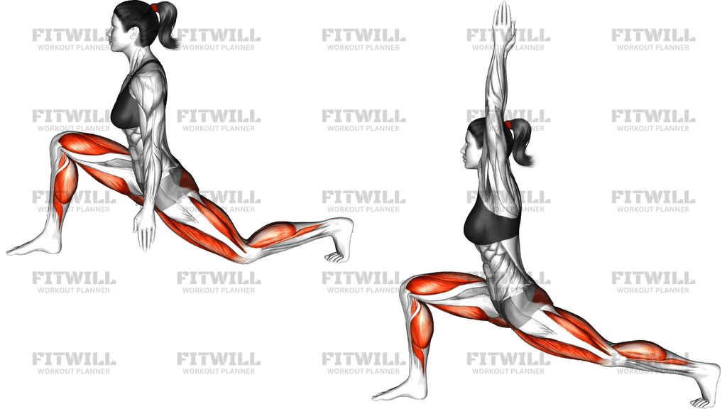 Low To High Lunge Pose