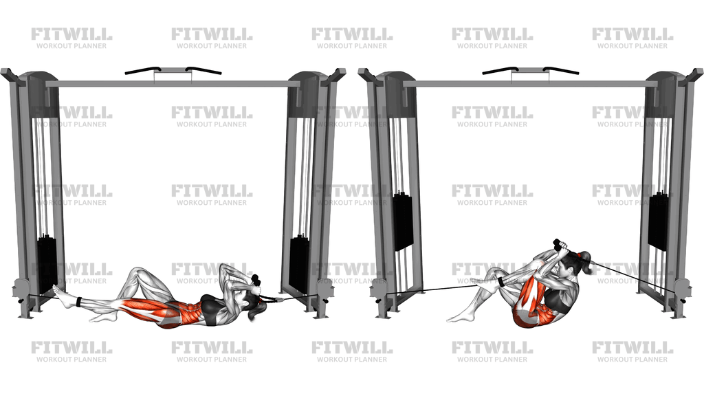 Cable Single Leg Tuck Reverse Crunch