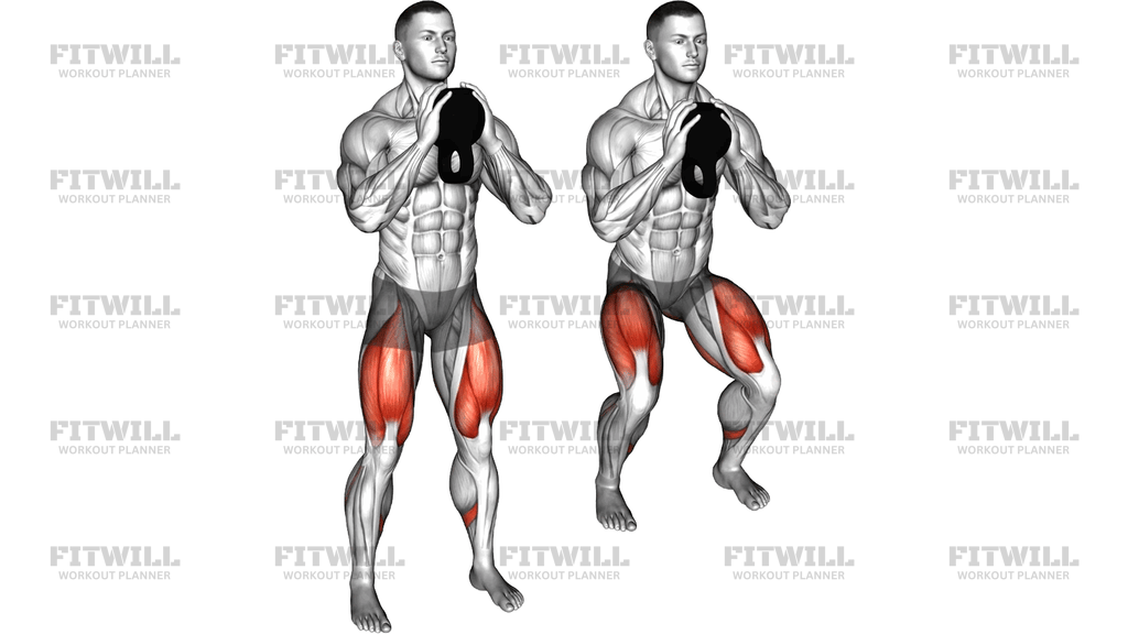 Kettlebell Goblet Pulse Squat