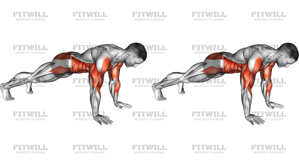 High Plank Hip Tap