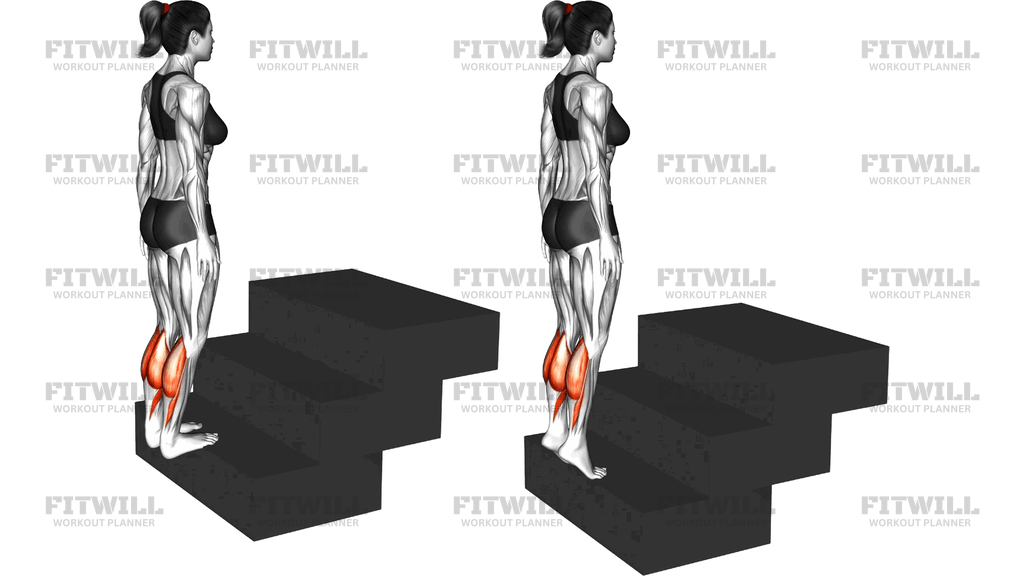Standing Calf Raise (On A Staircase)