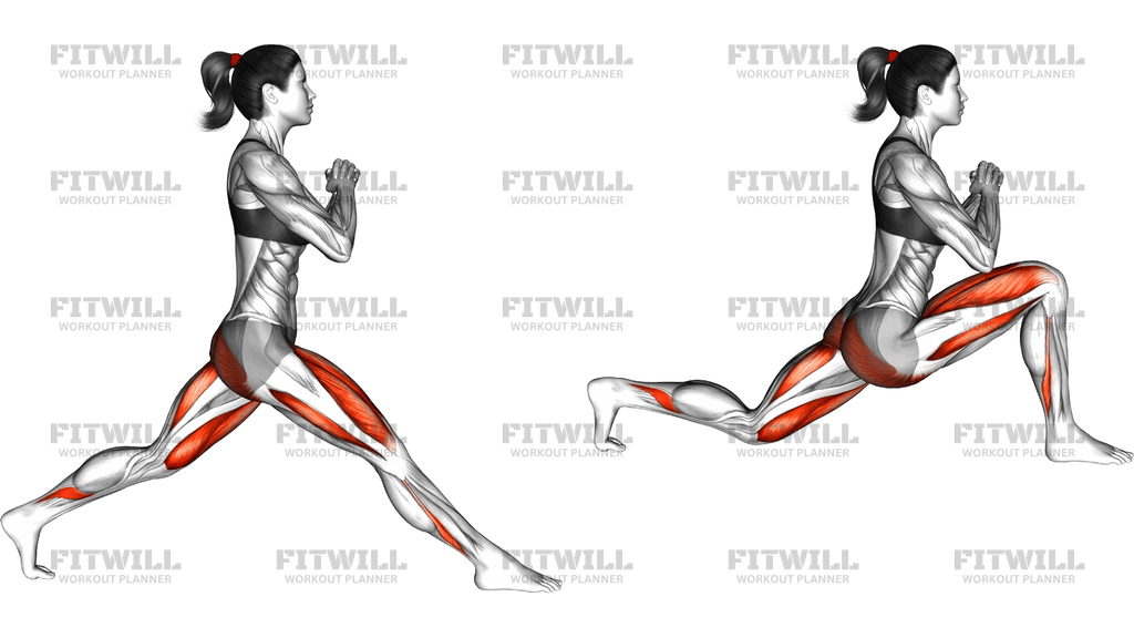 Bodyweight Low Split Squat