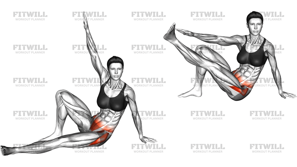 Side Sitting Inner Thigh Tap