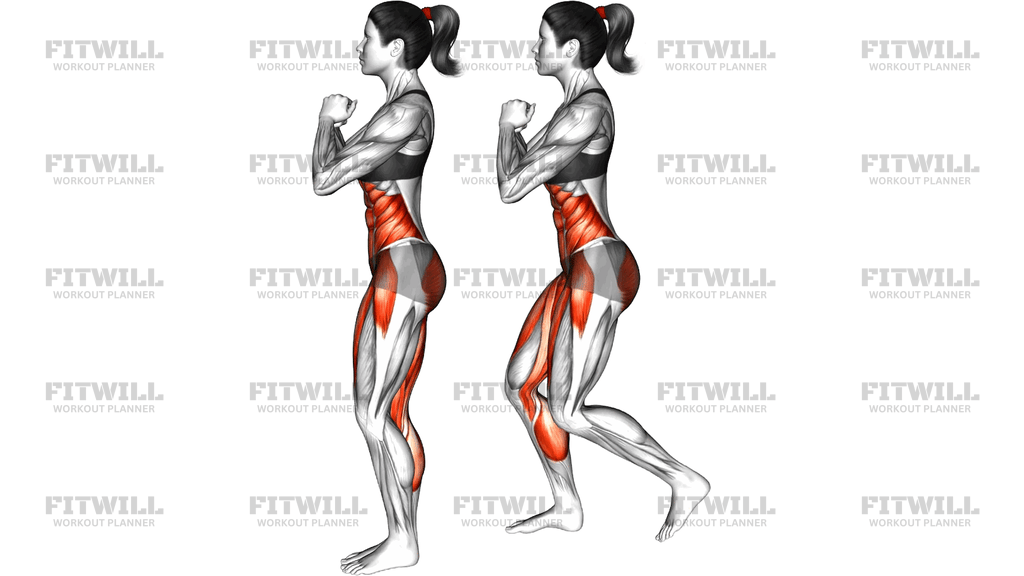 Standing Balance Stepback And Glute Kickback