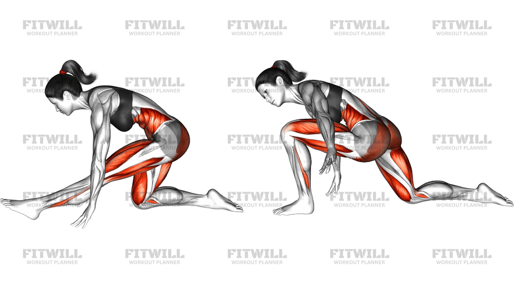 Deep Lunge Thoraic Stretch