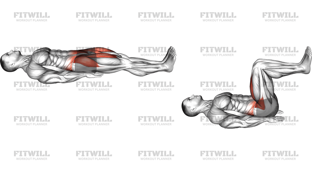 Lying Knee Raise