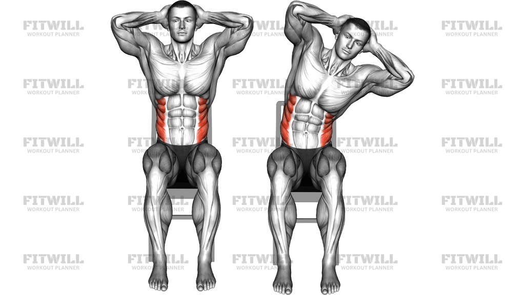 Sitting Side Bend On A Chair