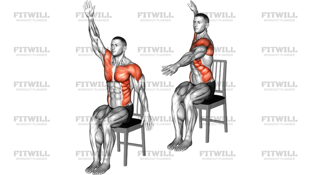 Sitting Swimmer On A Chair