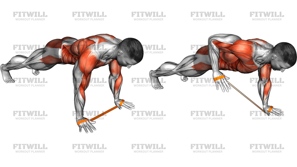 Resistance Band Renegade Row