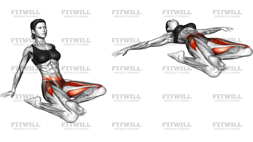 Lying Sartorius Stretch