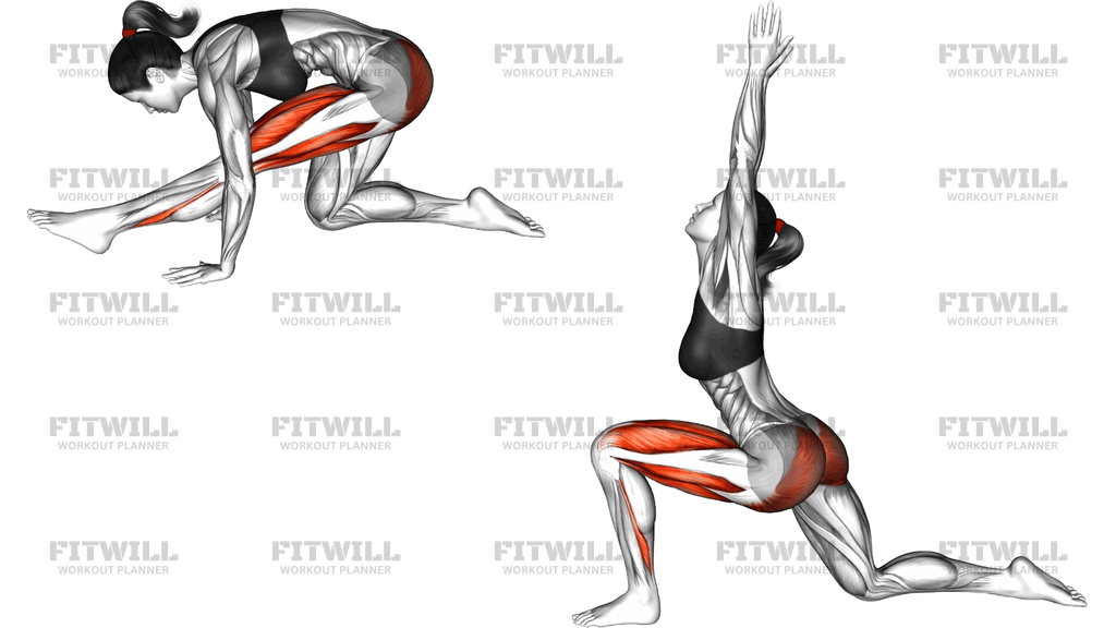 Alternating Hip Flexor Hamstring Stretch