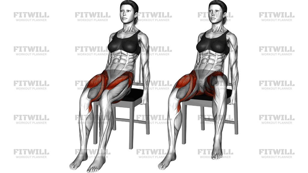 Seated Alternate Hip Swirl On A Chair