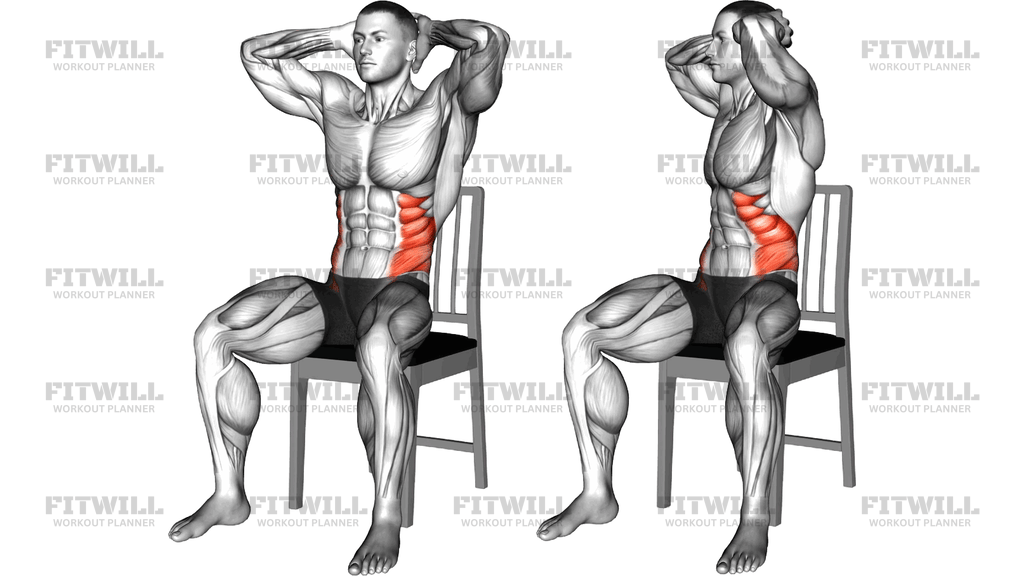 Seated Upright Twists On A Chair